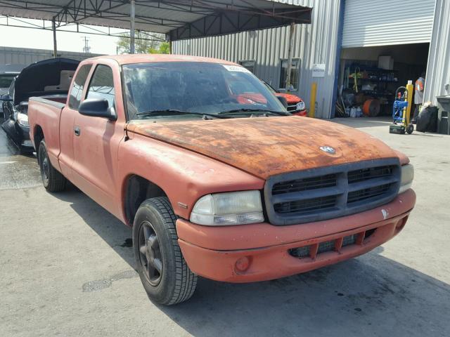 1B7FL22P7XS219964 - 1999 DODGE DAKOTA RED photo 1