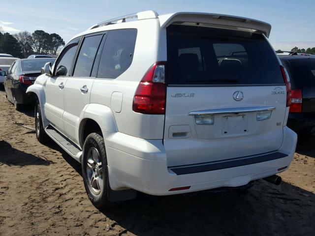 JTJBT20X180149583 - 2008 LEXUS GX 470 WHITE photo 3