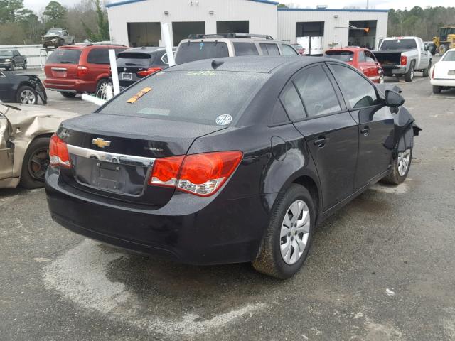 1G1PA5SH0D7266121 - 2013 CHEVROLET CRUZE LS BLACK photo 4