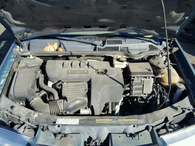 1G8AK55F97Z123675 - 2007 SATURN ION LEVEL GREEN photo 7