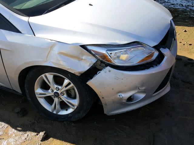 1FADP3K28EL324600 - 2014 FORD FOCUS SE SILVER photo 9