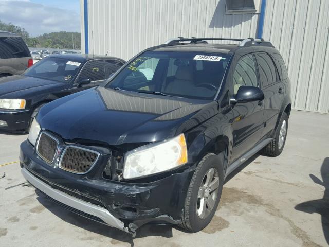 2CKDL73F766106343 - 2006 PONTIAC TORRENT BLACK photo 2