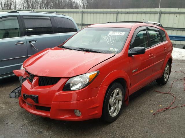 5Y2SN62L13Z439437 - 2003 PONTIAC VIBE GT RED photo 2