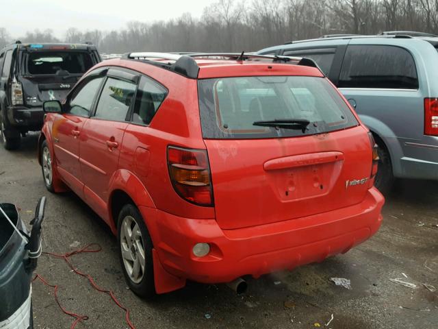 5Y2SN62L13Z439437 - 2003 PONTIAC VIBE GT RED photo 3