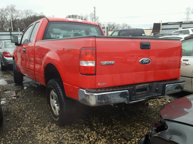 1FTPX14546NA35111 - 2006 FORD F150 RED photo 3