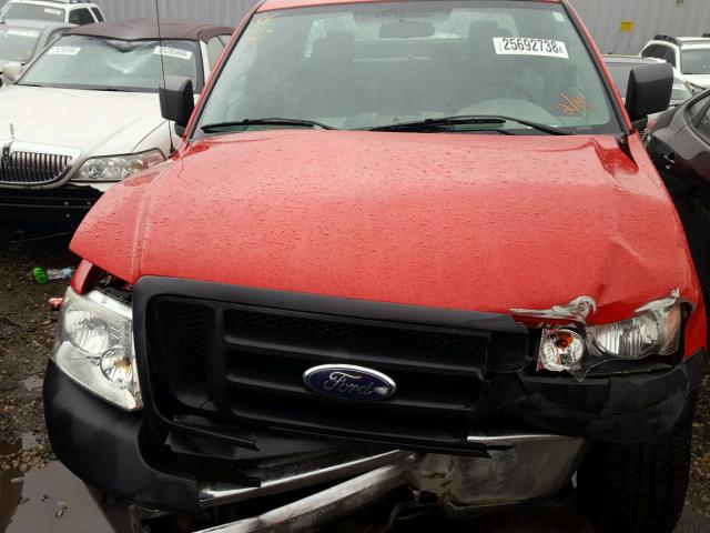 1FTPX14546NA35111 - 2006 FORD F150 RED photo 7