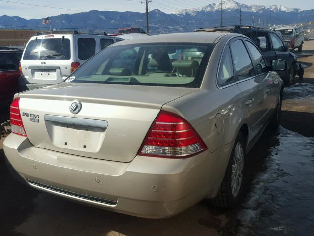 1MEHM42165G616450 - 2005 MERCURY MONTEGO PR GOLD photo 4