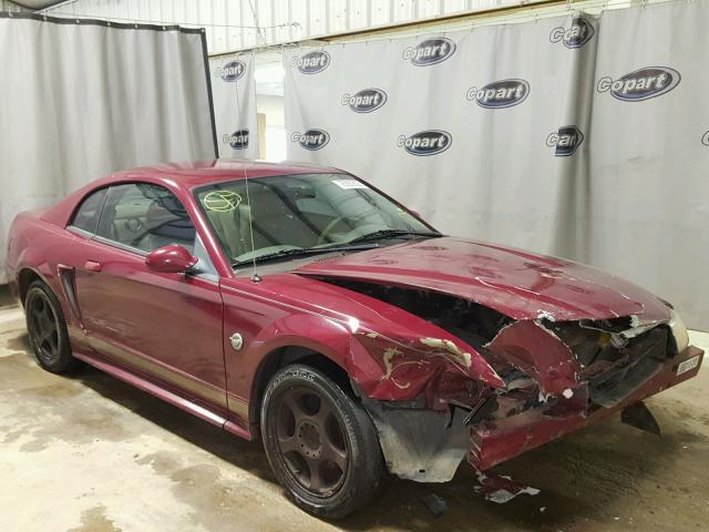 1FAFP40494F130495 - 2004 FORD MUSTANG MAROON photo 1