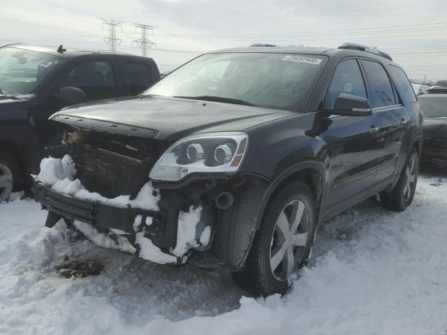 1GKEV23D69J195809 - 2009 GMC ACADIA SLT შავი ფოტო 2