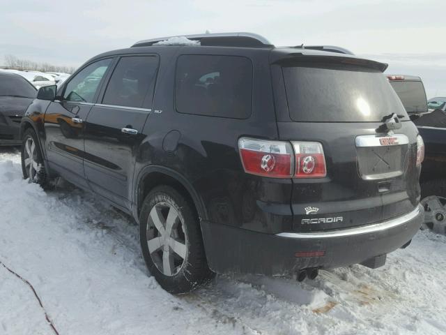 1GKEV23D69J195809 - 2009 GMC ACADIA SLT შავი ფოტო 3