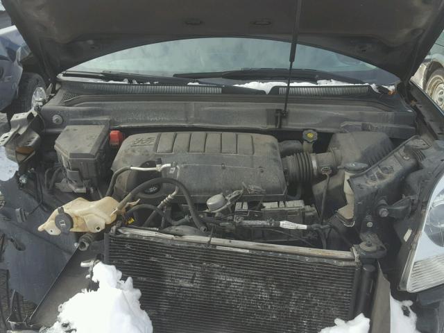 1GKEV23D69J195809 - 2009 GMC ACADIA SLT შავი ფოტო 7