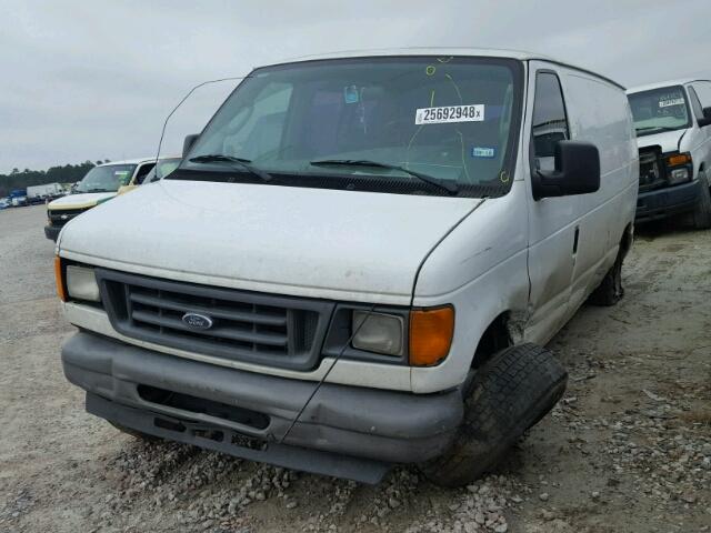 1FTNE14W87DA37070 - 2007 FORD ECONOLINE WHITE photo 2