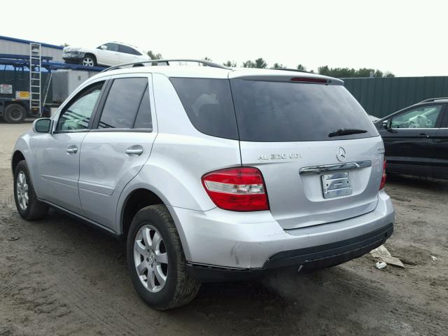 4JGBB22E97A196835 - 2007 MERCEDES-BENZ ML 320 CDI SILVER photo 3