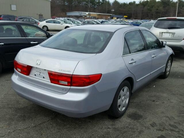 1HGCM56455A105368 - 2005 HONDA ACCORD LX SILVER photo 4