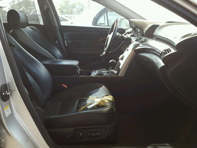 JH4KB16525C014529 - 2005 ACURA RL Gümüş foto 5