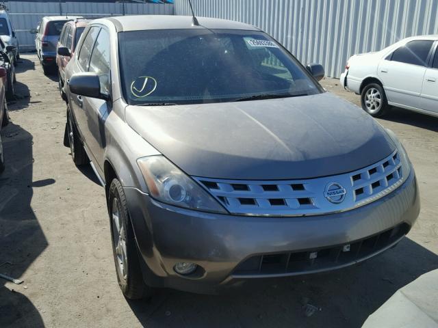 JN8AZ08T34W201150 - 2004 NISSAN MURANO SL BROWN photo 1