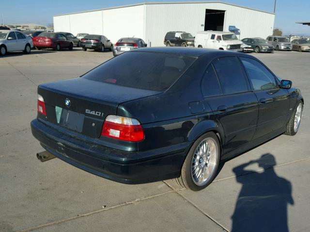 WBADN63441GM70395 - 2001 BMW 540 I AUTO GREEN photo 4
