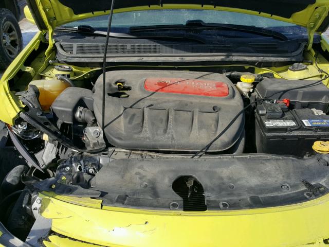 1C3CDFBHXDD110578 - 2013 DODGE DART SXT YELLOW photo 7