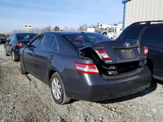 4T1BF3EK4BU200003 - 2011 TOYOTA CAMRY BASE GRAY photo 3