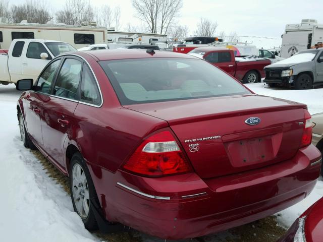 1FAHP24177G141426 - 2007 FORD FIVE HUNDR RED photo 3