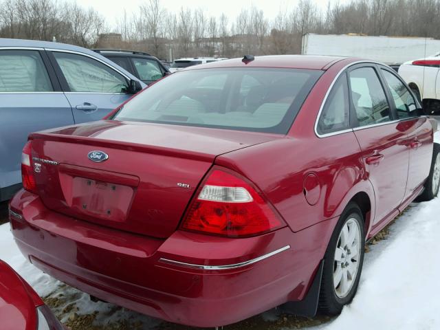 1FAHP24177G141426 - 2007 FORD FIVE HUNDR RED photo 4