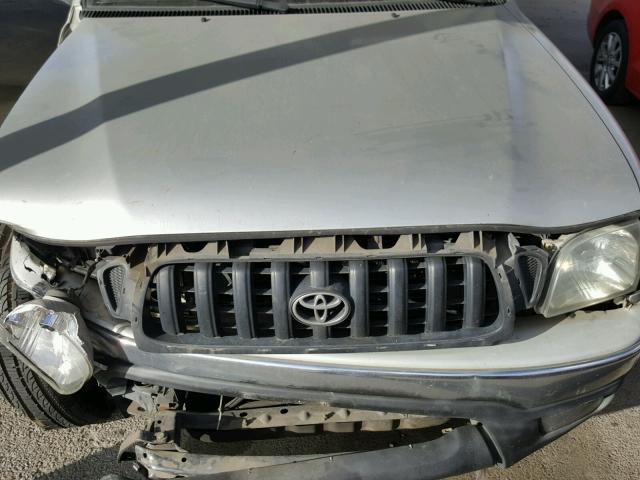 5TEGN92N71Z876160 - 2001 TOYOTA TACOMA DOU SILVER photo 7