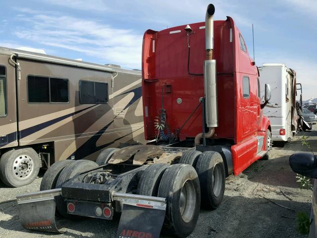 1XP7D49X0AD784697 - 2010 PETERBILT 387 RED photo 4