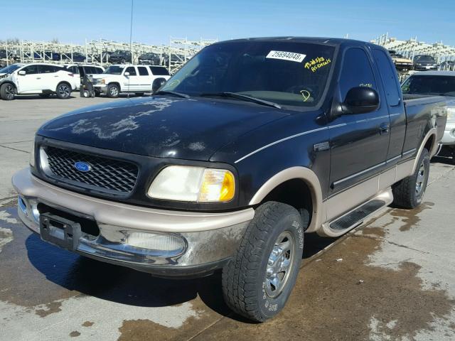 1FTFX28L3VKD69544 - 1997 FORD F250 BLACK photo 2