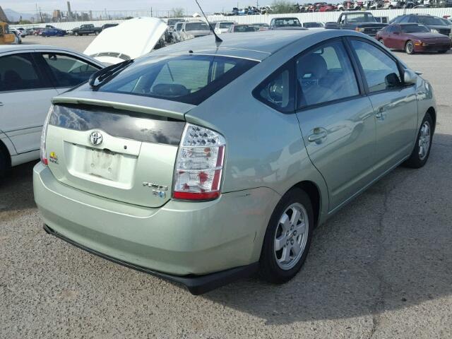 JTDKB20UX63161870 - 2006 TOYOTA PRIUS GREEN photo 4