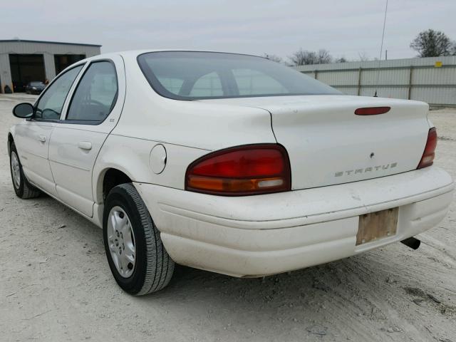 1B3EJ46X7YN129268 - 2000 DODGE STRATUS SE WHITE photo 3