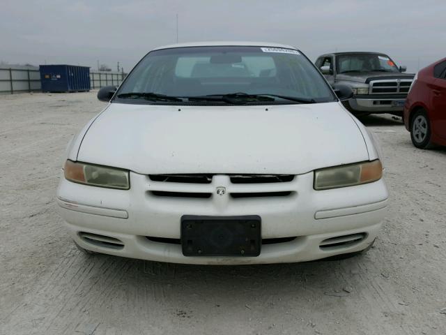 1B3EJ46X7YN129268 - 2000 DODGE STRATUS SE WHITE photo 9