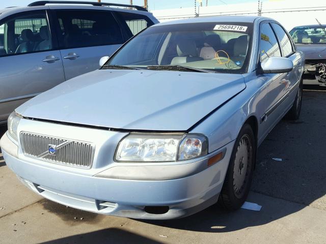 YV1TS94D4Y1094411 - 2000 VOLVO S80 BLUE photo 2