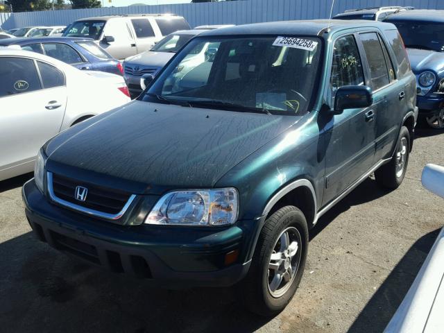 JHLRD18791C050028 - 2001 HONDA CR-V SE GREEN photo 2