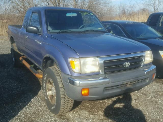 4TAWN72N2XZ409597 - 1999 TOYOTA TACOMA XTR BLUE photo 1