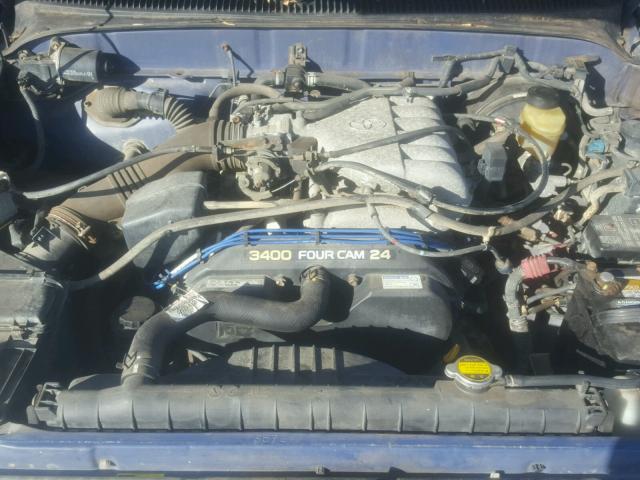 4TAWN72N2XZ409597 - 1999 TOYOTA TACOMA XTR BLUE photo 7