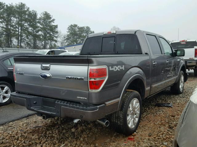 1FTFW1EF0CFB79458 - 2012 FORD F150 SUPER GRAY photo 4