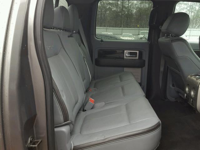 1FTFW1EF0CFB79458 - 2012 FORD F150 SUPER GRAY photo 6