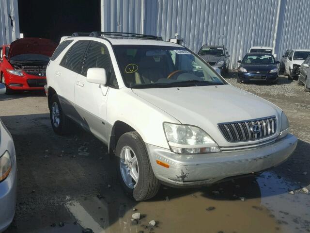 JTJHF10U020258271 - 2002 LEXUS RX 300 WHITE photo 1