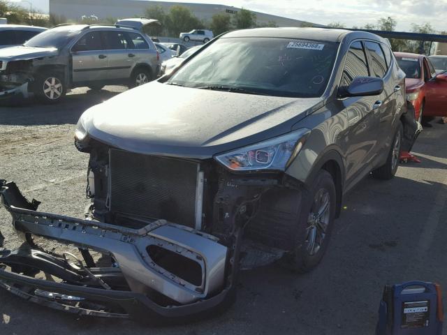 5XYZT3LB2DG103692 - 2013 HYUNDAI SANTA FE S SILVER photo 2