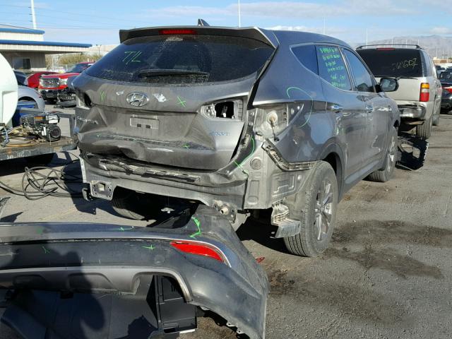 5XYZT3LB2DG103692 - 2013 HYUNDAI SANTA FE S SILVER photo 4