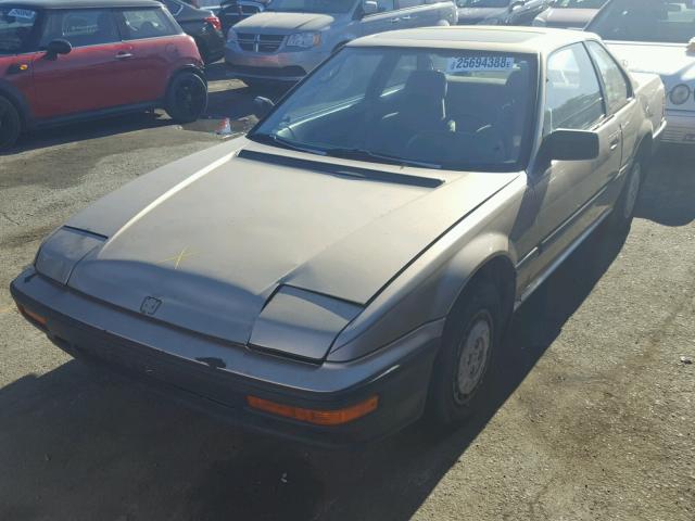 JHMBA4127KC015768 - 1989 HONDA PRELUDE 2. TAN photo 2