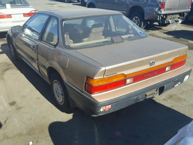 JHMBA4127KC015768 - 1989 HONDA PRELUDE 2. TAN photo 3