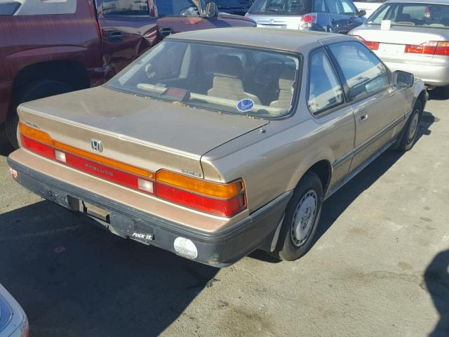 JHMBA4127KC015768 - 1989 HONDA PRELUDE 2. TAN photo 4