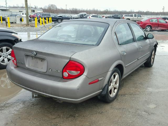 JN1CA31D4YT542132 - 2000 NISSAN MAXIMA GLE GRAY photo 4