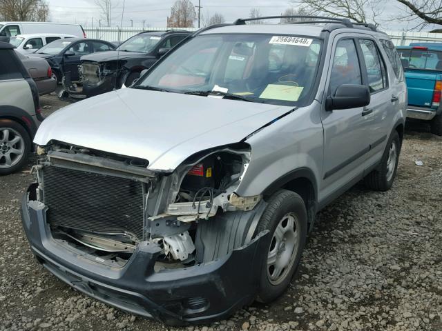 JHLRD78536C061471 - 2006 HONDA CR-V LX SILVER photo 2