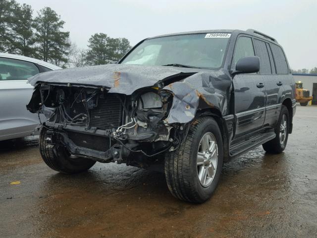 JTJHT00W264004791 - 2006 LEXUS LX 470 GRAY photo 2