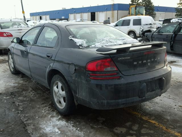 1B3EL46X65N508526 - 2005 DODGE STRATUS SX BLACK photo 3