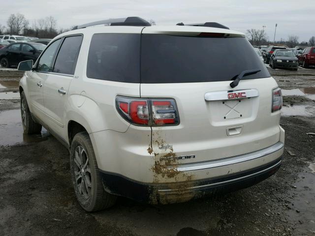 1GKKRRKD1DJ192214 - 2013 GMC ACADIA SLT თეთრი ფოტო 3