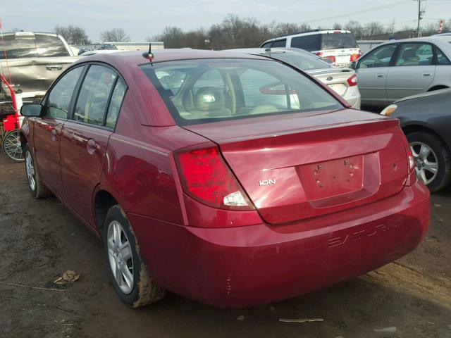 1G8AJ55F47Z157798 - 2007 SATURN ION LEVEL RED photo 3