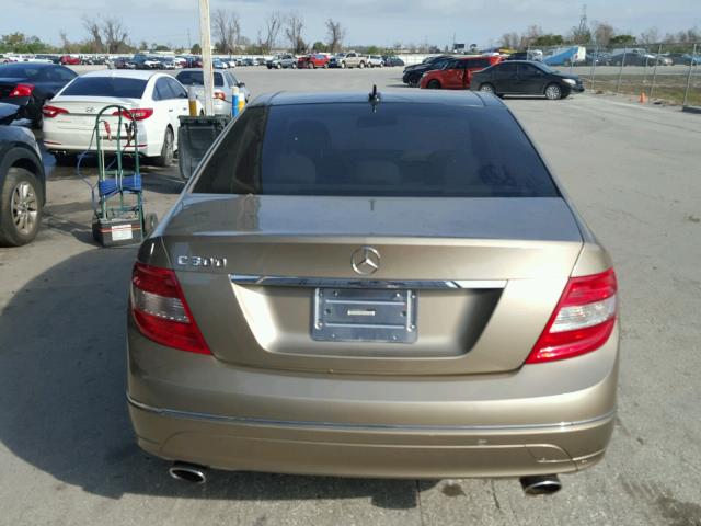 WDDGF54X59R051915 - 2009 MERCEDES-BENZ C 300 GOLD photo 9